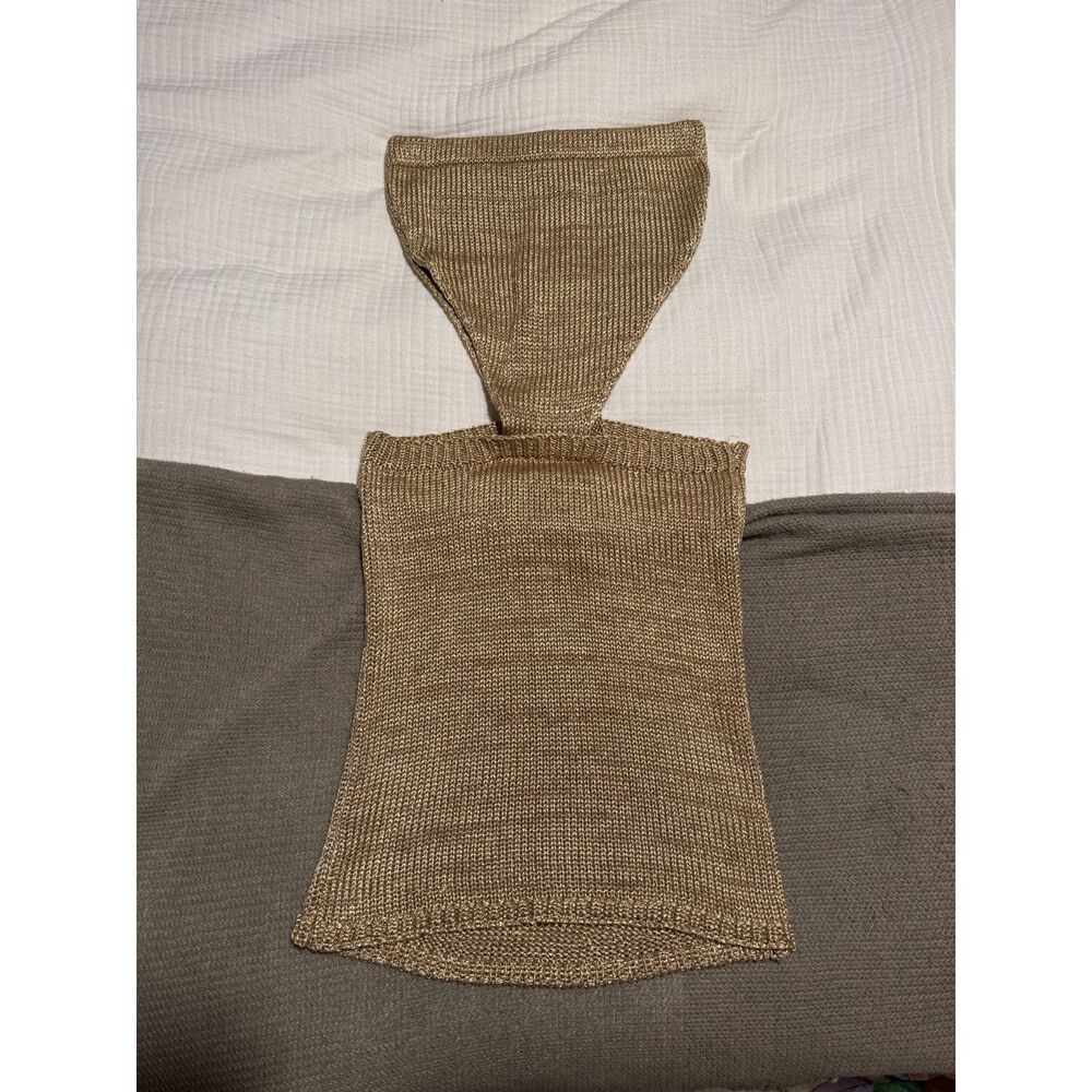 Gold Benedictions Mini Dress with Cut Outs